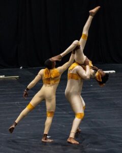 Competition performance transforms into an inspirational stage show.